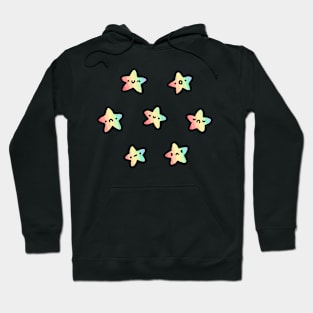 Rainbow emotional stars Hoodie